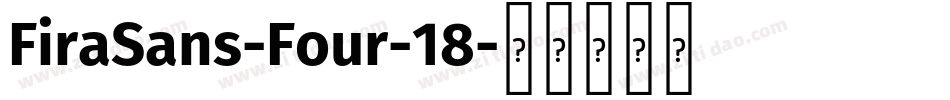 FiraSans-Four-18字体转换