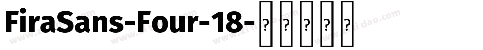 FiraSans-Four-18字体转换