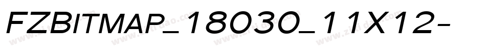 FZBitmap_18030_11X12字体转换