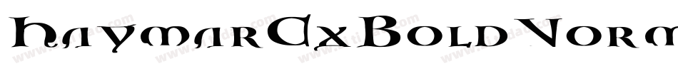 HaymarExBoldNormal字体转换