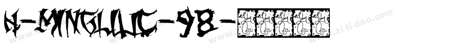 H-MingLiUC-98字体转换