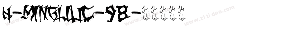 H-MingLiUC-98字体转换