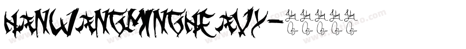 HanWangMingHeavy字体转换