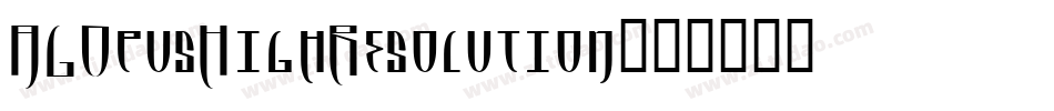 AGOpusHighResolution字体转换