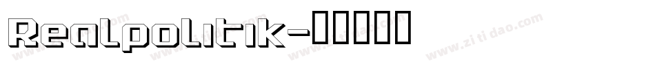 Realpolitik字体转换