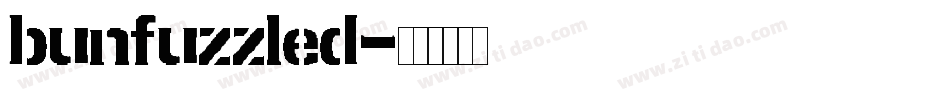 bunfuzzled字体转换