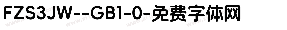 FZS3JW--GB1-0字体转换