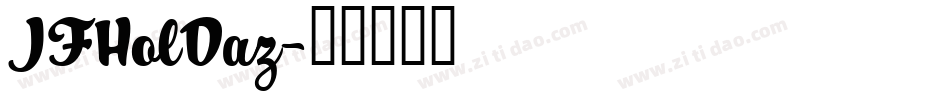 JFHolDaz字体转换