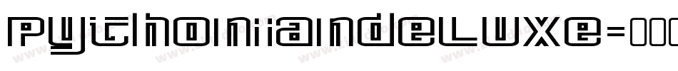 PythonianDeluxe字体转换