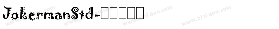 JokermanStd字体转换