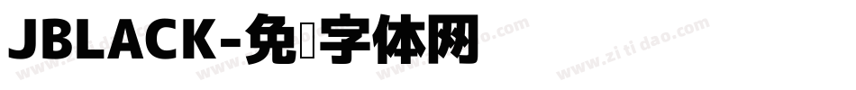 JBLACK字体转换