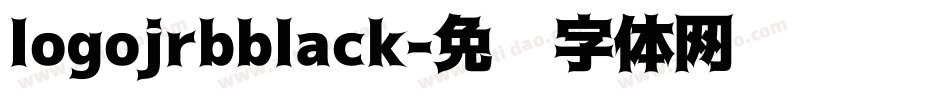 logojrbblack字体转换