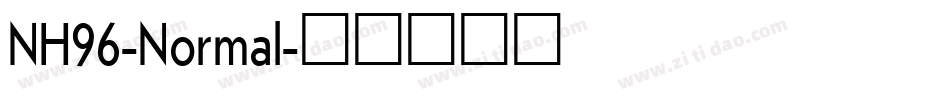 NH96-Normal字体转换