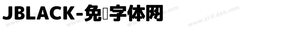 JBLACK字体转换