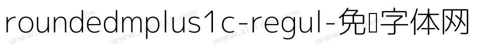 roundedmplus1c-regul字体转换