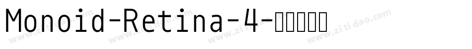 Monoid-Retina-4字体转换