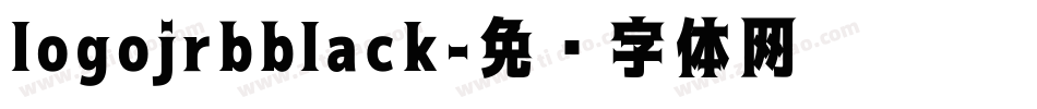 logojrbblack字体转换