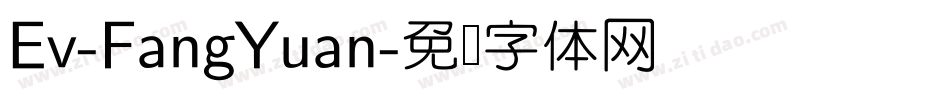 Ev-FangYuan字体转换