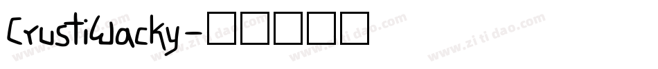 CrustiWacky字体转换