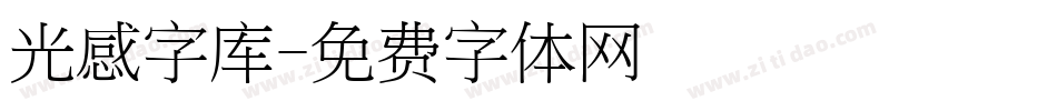 光感字库字体转换