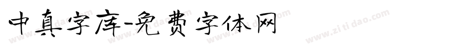 中真字库字体转换