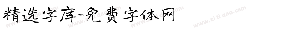 精选字库字体转换