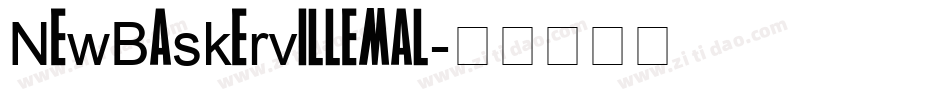 NewBaskervillemal字体转换