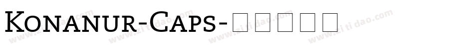 Konanur-Caps字体转换