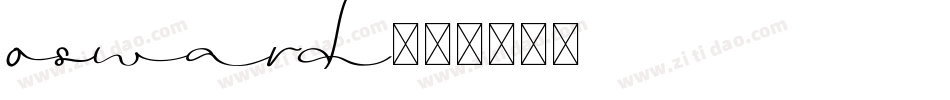 osward字体转换