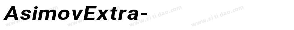 AsimovExtra字体转换