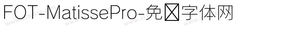 FOT-MatissePro字体转换