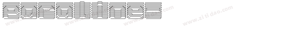 paraline字体转换