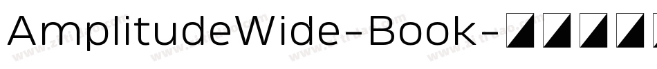 AmplitudeWide-Book字体转换