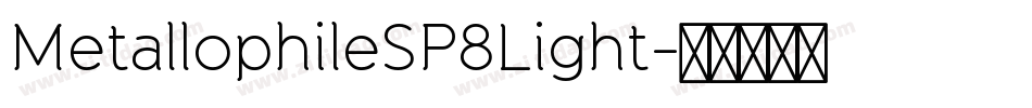 MetallophileSP8Light字体转换