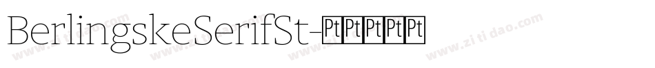 BerlingskeSerifSt字体转换