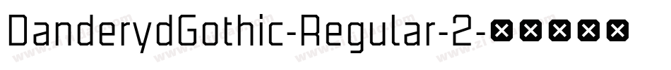 DanderydGothic-Regular-2字体转换