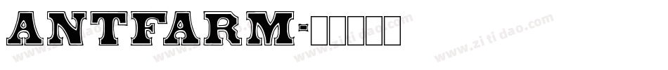 AntFarm字体转换