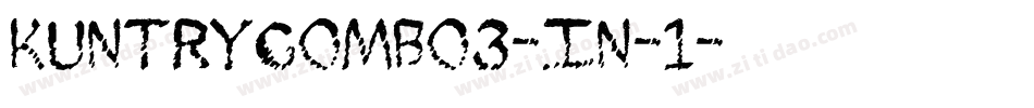 KuntryCombo3-in-1字体转换