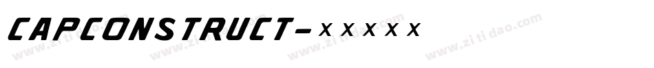 CAPconstruct字体转换