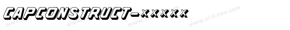 CAPconstruct字体转换