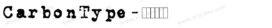 CarbonType字体转换