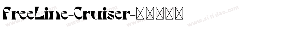 FreeLine-Cruiser字体转换