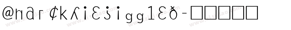 AnarckhieJiggled字体转换