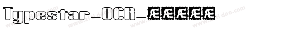 Typestar-OCR字体转换