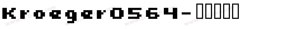 Kroeger0564字体转换