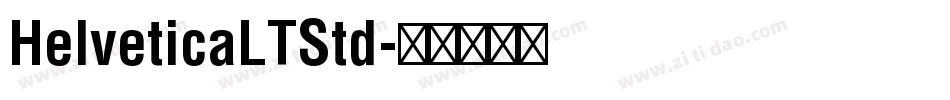 HelveticaLTStd字体转换