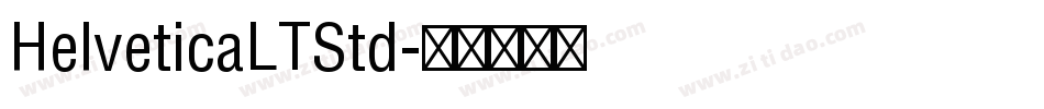 HelveticaLTStd字体转换