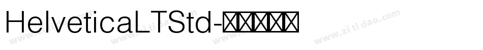 HelveticaLTStd字体转换