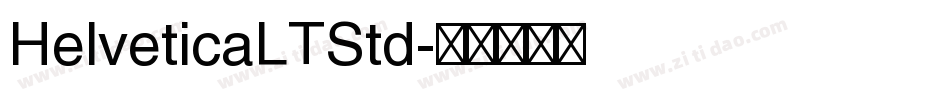 HelveticaLTStd字体转换