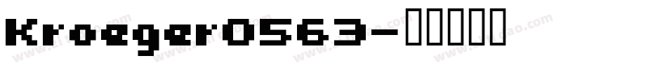 Kroeger0563字体转换